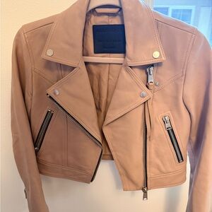 All Saints Fern Leather Jacket (like new)